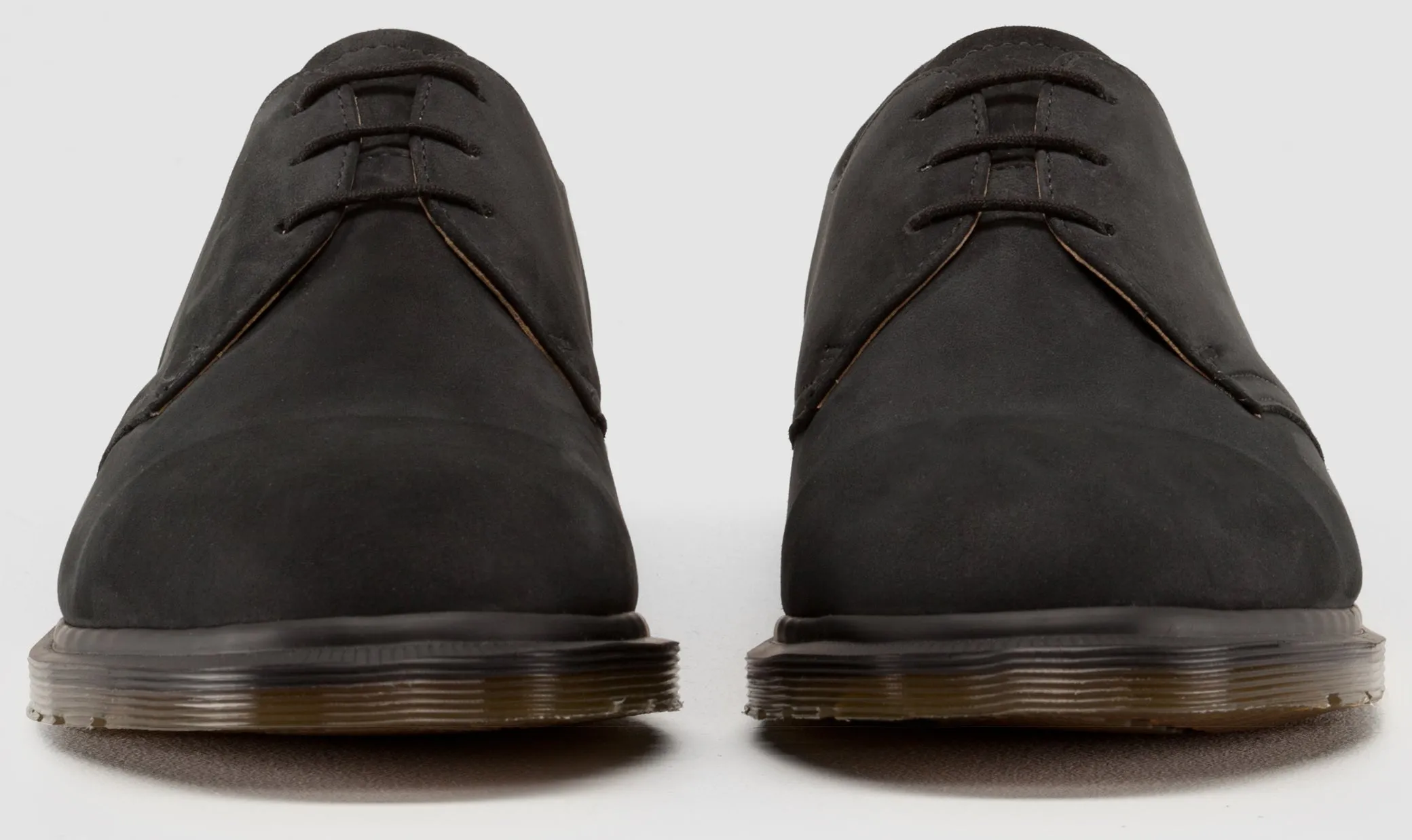 1461 Steed Black Suede Oxford Made In England