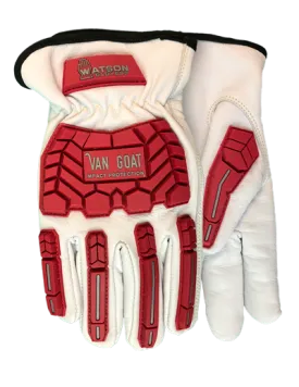 547TPR Van Goat Cut 5 Goat Skin Driver Glove with Impact Resistance