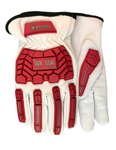 547TPR Van Goat Cut 5 Goat Skin Driver Glove with Impact Resistance