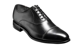 Barker Duxford  toe-cap Oxford Shoe  -Black Calf