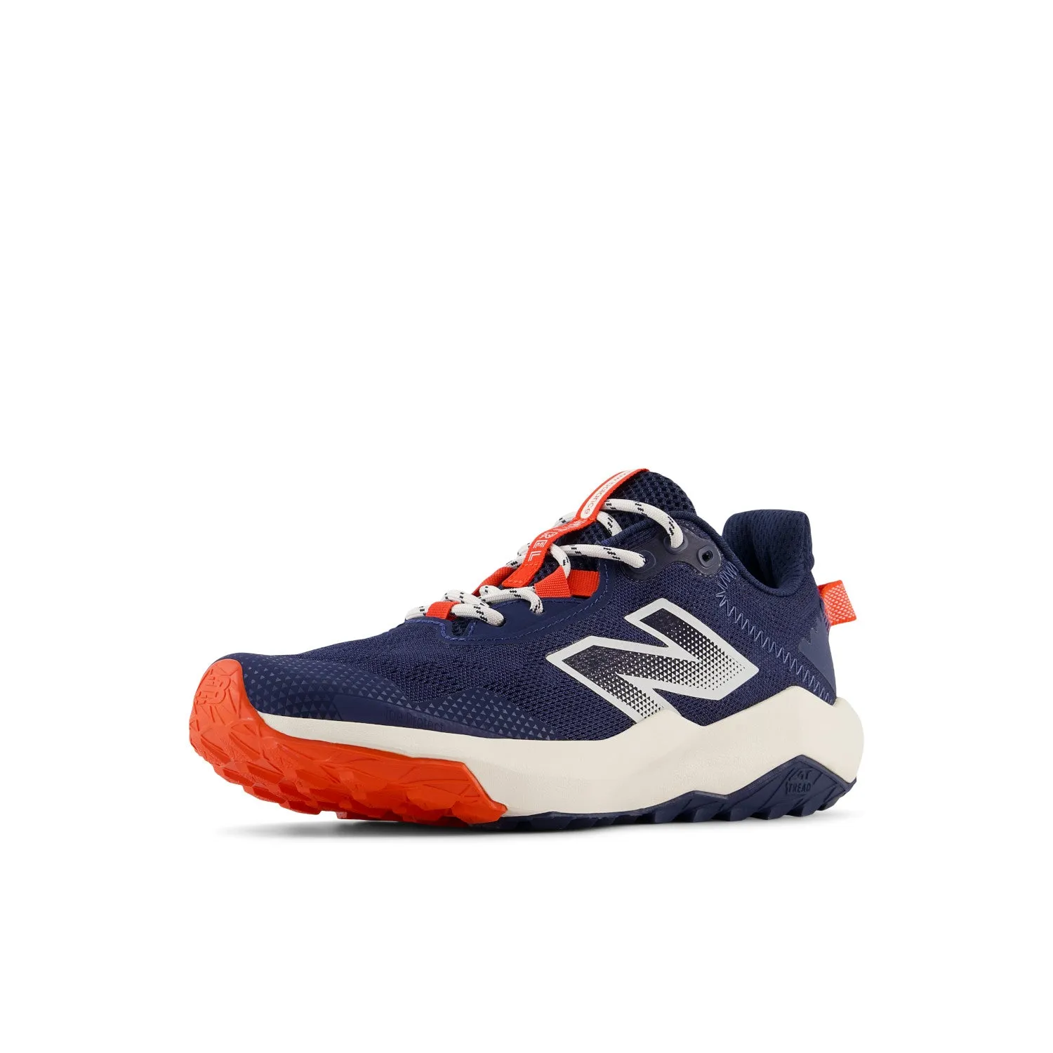 Big Kid's New Balance DynaSoft Nitrel v6 Color: NB Navy/Neo Flame