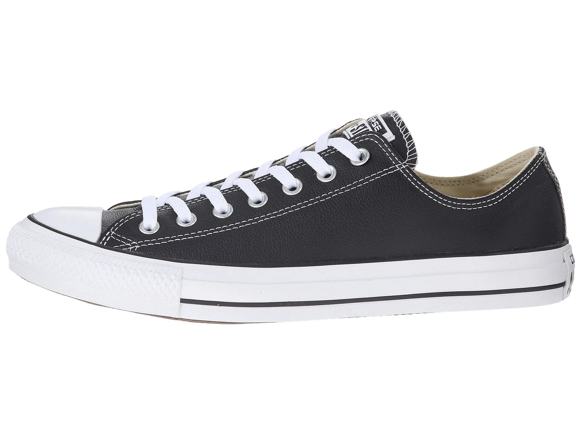 Converse All Star Black Low Top Leather Men Shoes