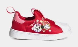 Disney Superstar 360 Infant Toddler Lifestyle Shoes (Red)