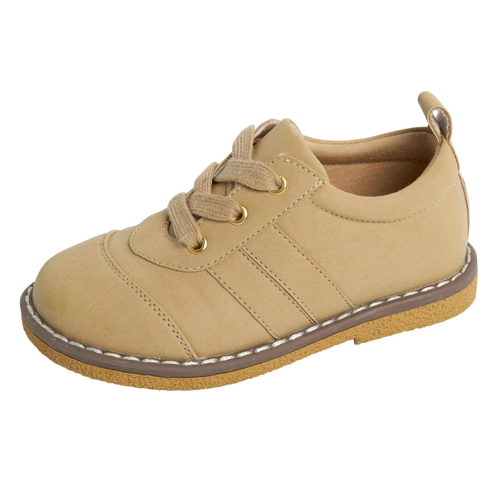 Infant & Toddler Boys Light Medium Brown Oxfords