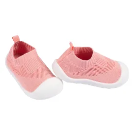 Infant & Toddler Girls Pink Stretchy Knit Slip-On Sneaker