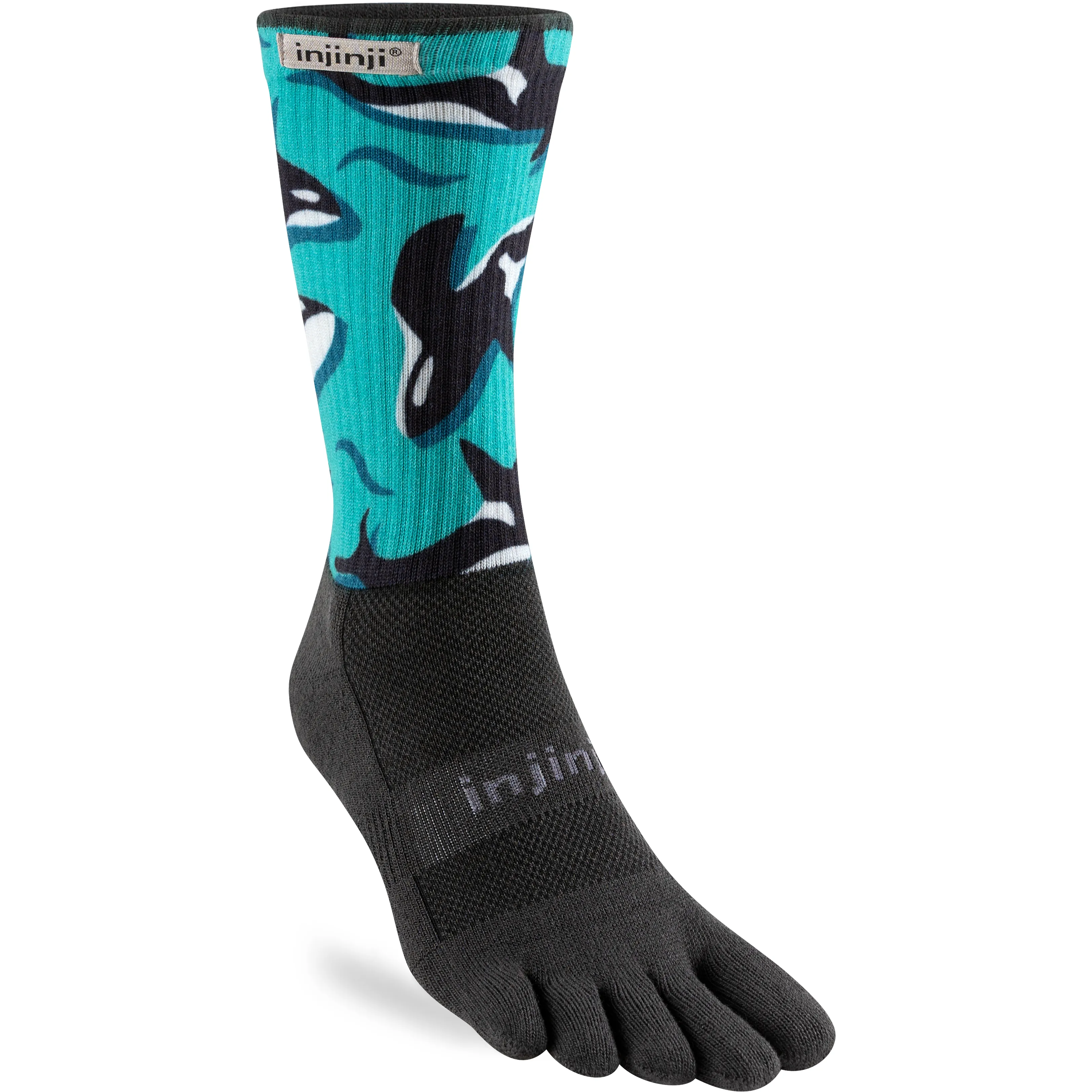 Injinji Trail Midweight Coolmax Crew Toe Socks