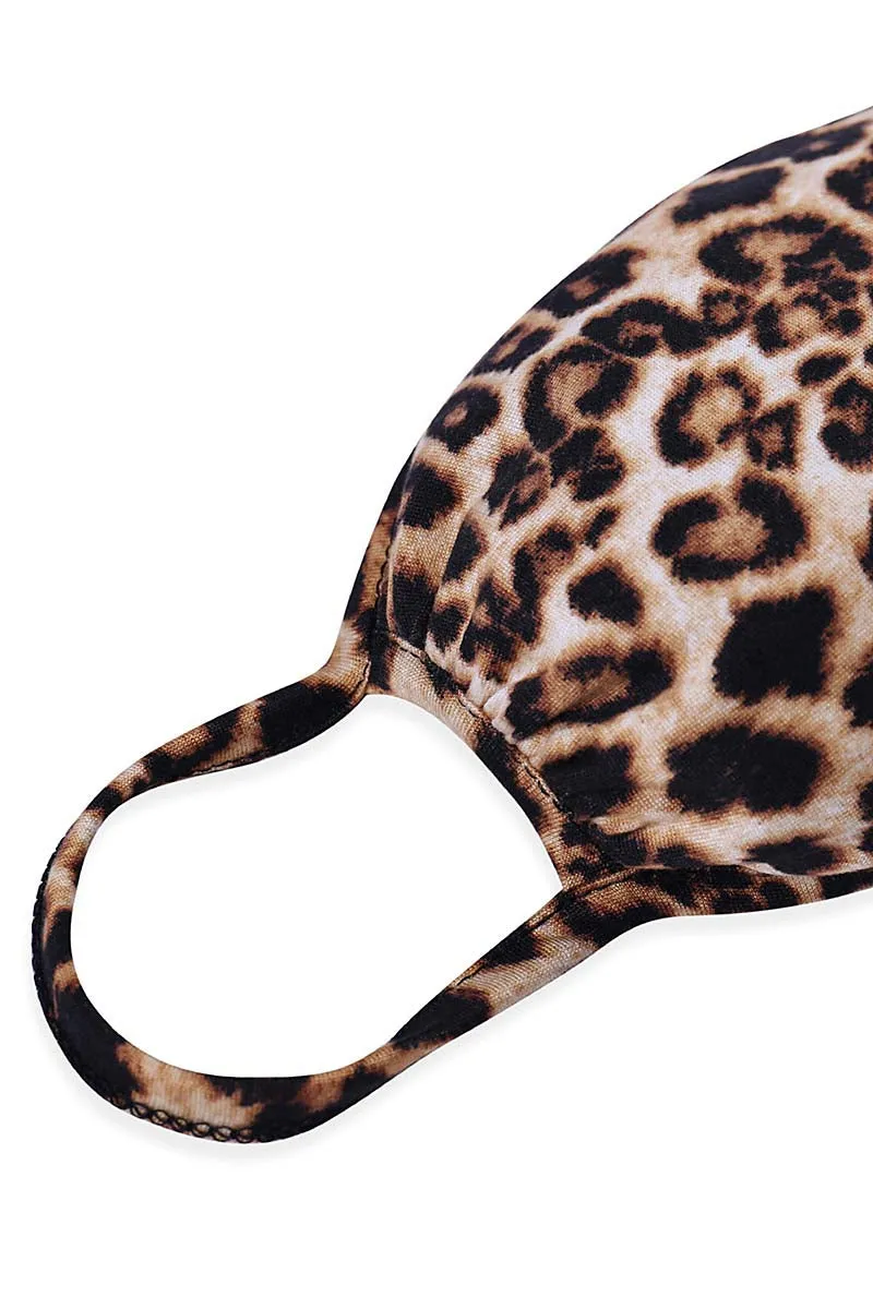 Kids leopard face mask