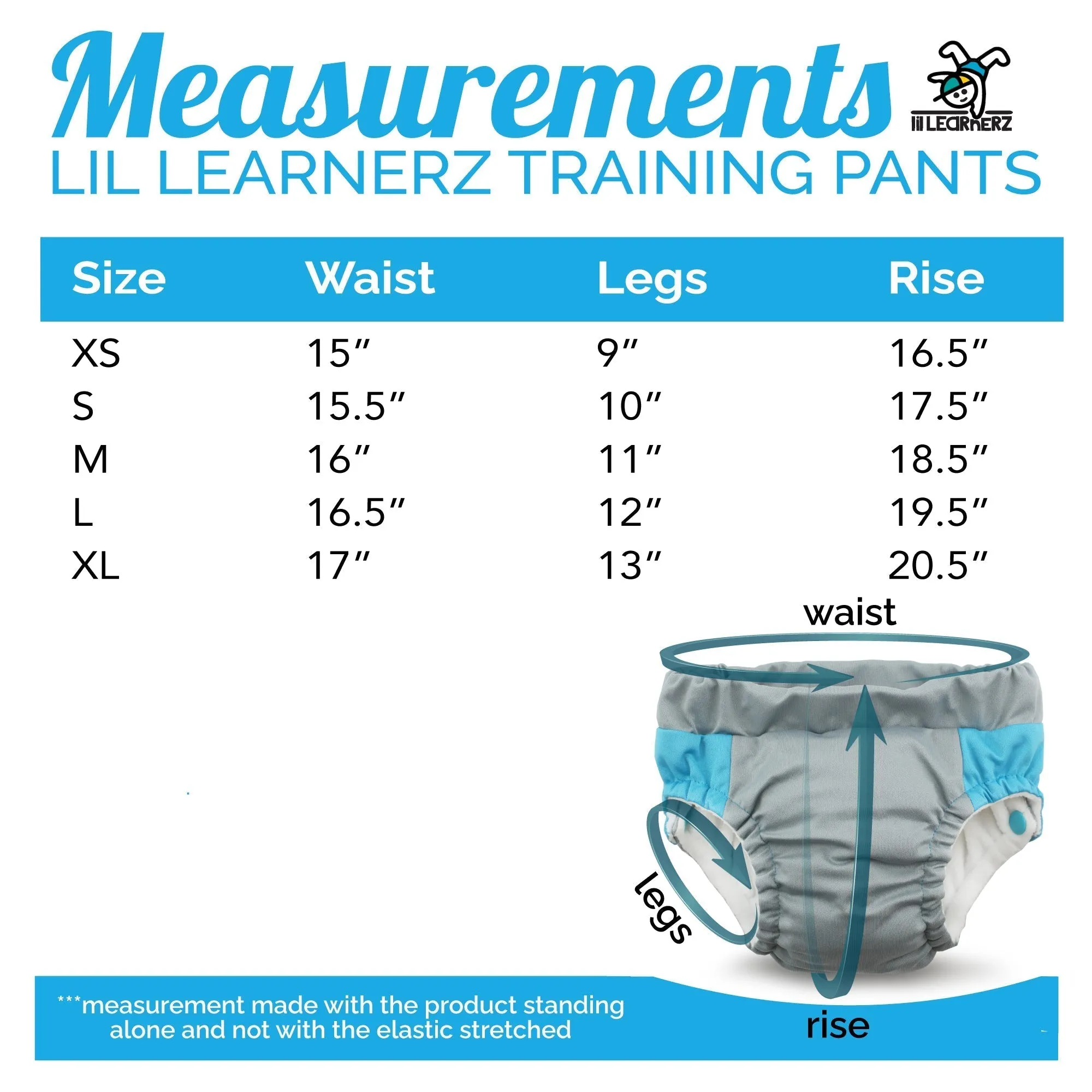 Lil Learnerz Training Pants (2pk) - Large