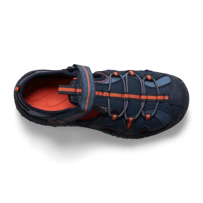 Merrell Kids Youths  Hydro Hiker Voyager Sandal w/ Closed Toe Navy