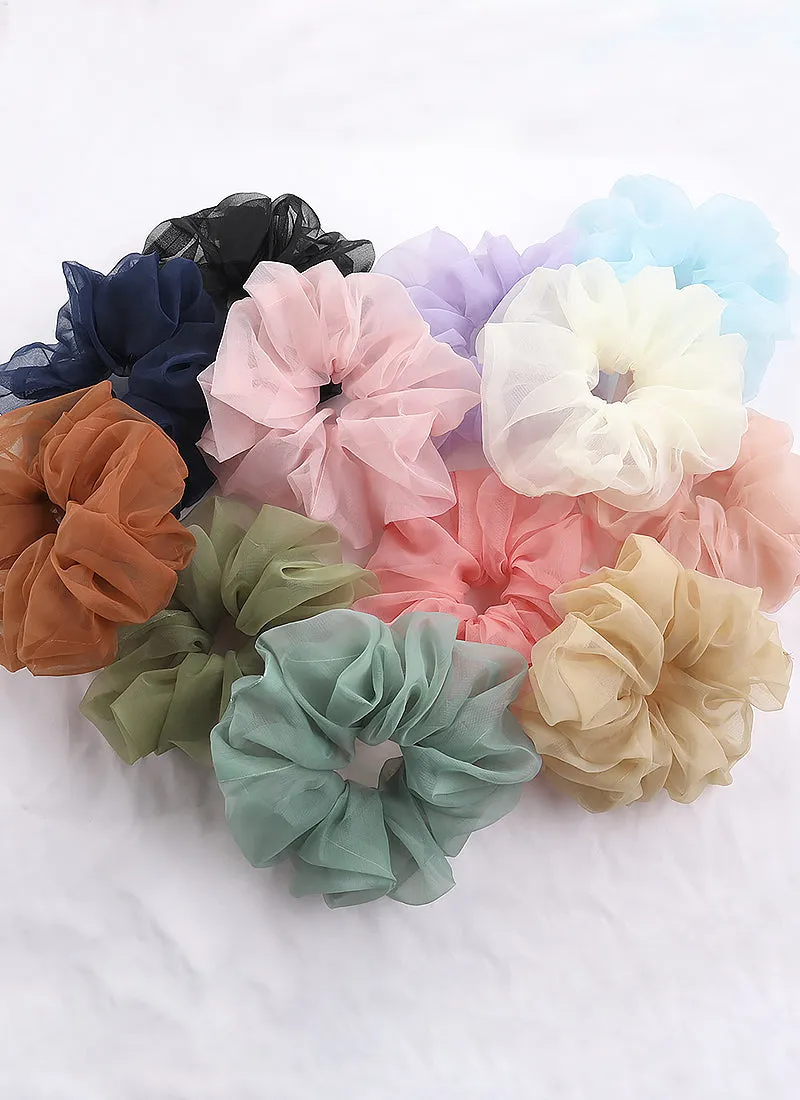 Minimalist Solid Scrunchie