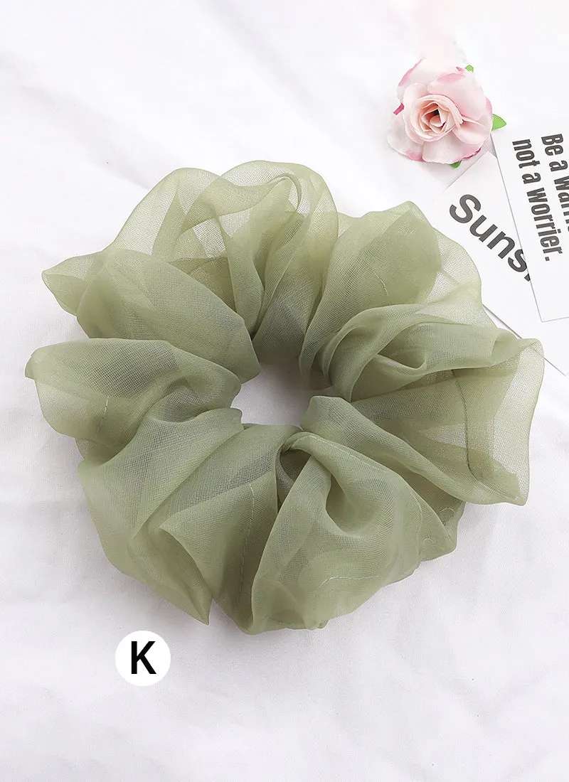 Minimalist Solid Scrunchie