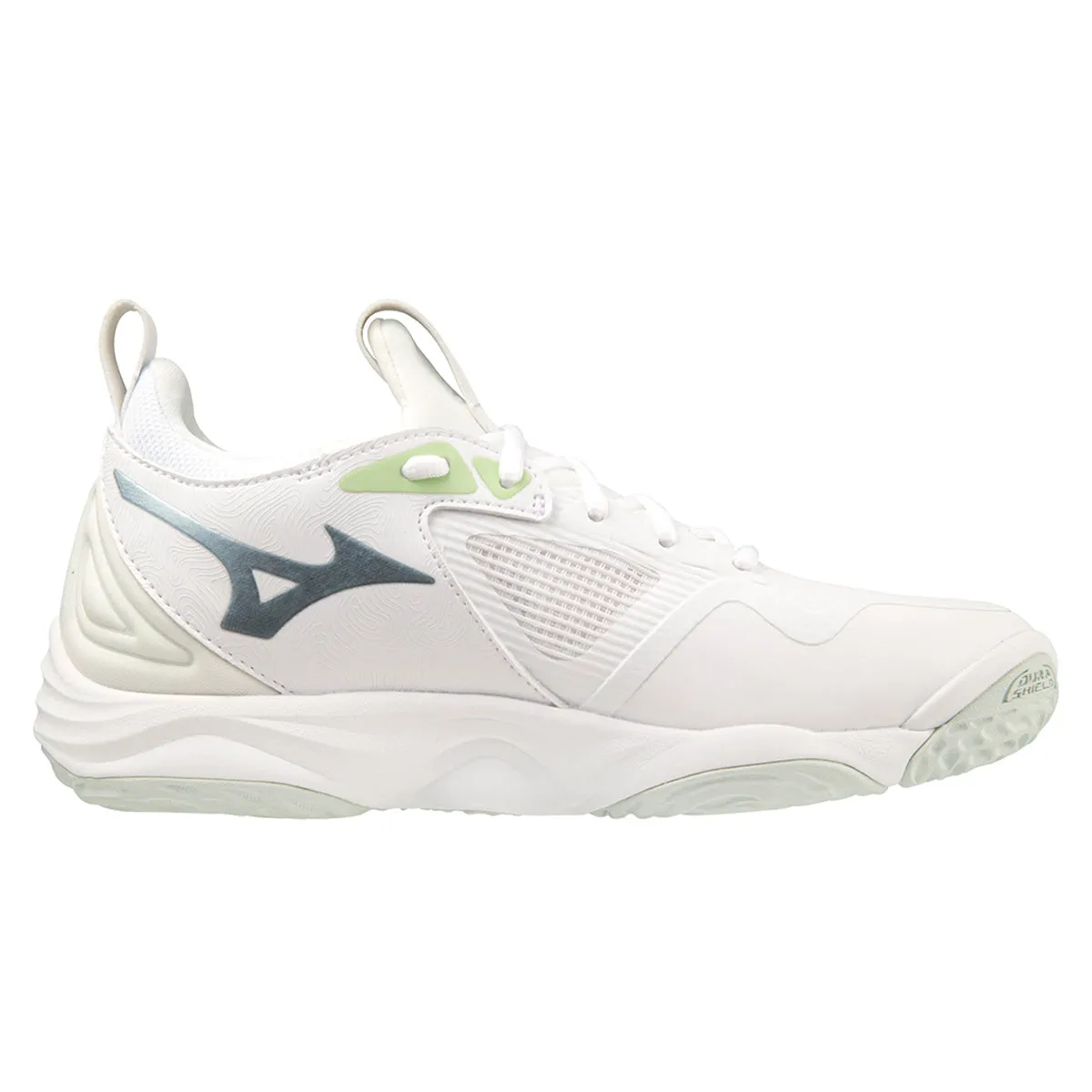 Mizuno Wave Momentum 3 Womens | White/gridge/patina Green