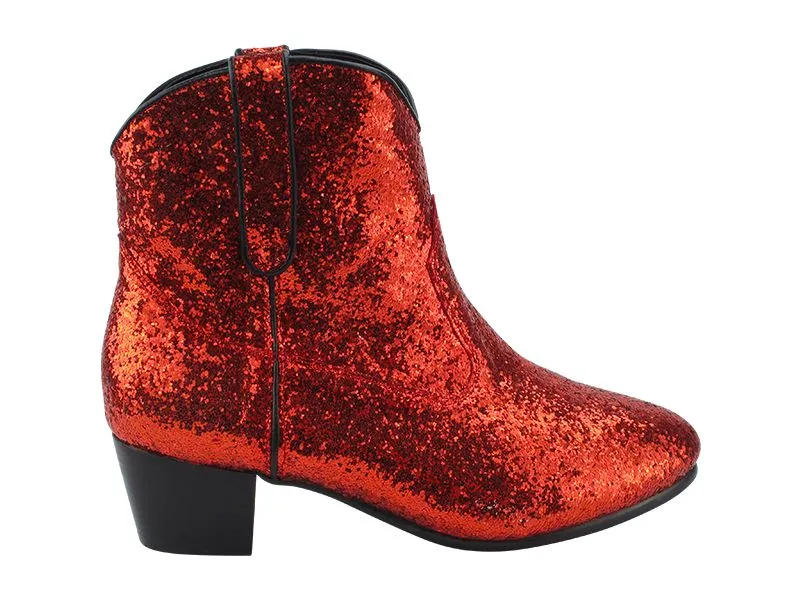 Nashville Red Sparkle Boot (MADE TO ORDER)