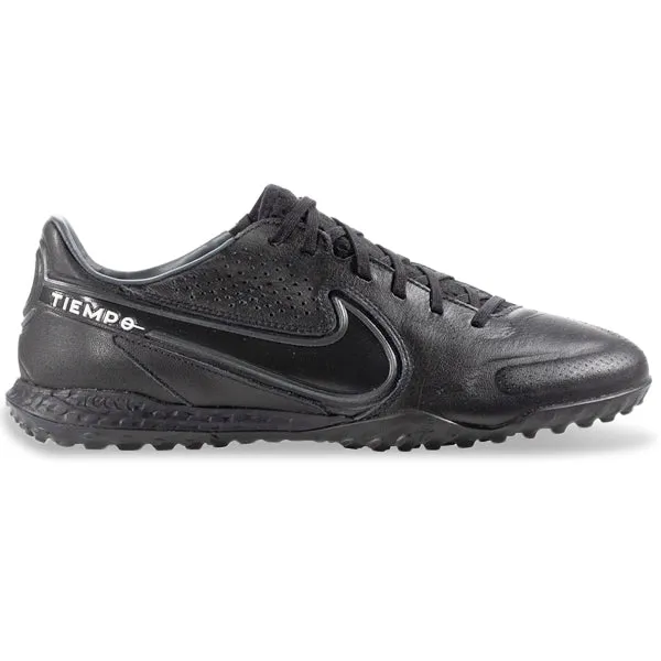 Nike Legend 9 Academy Turf Soccer Shoes (Black/Dark Smoke Grey)