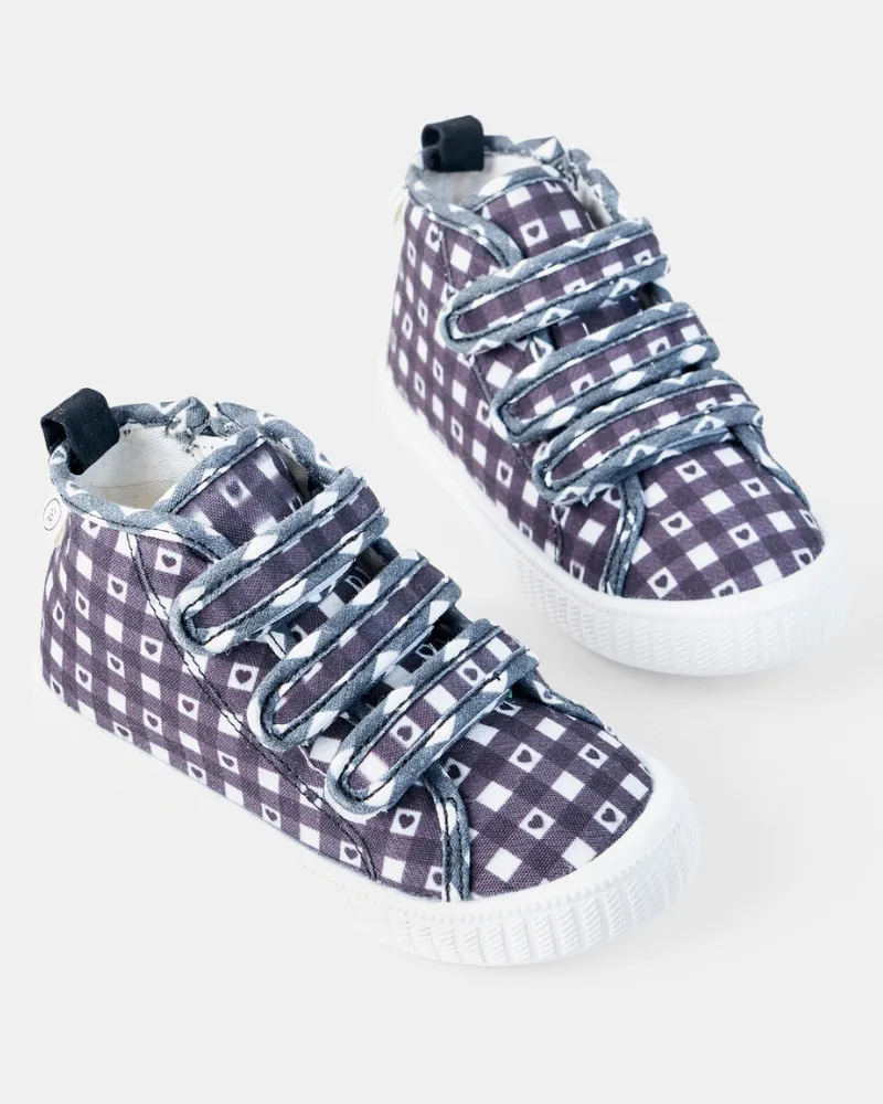 Play Billie Canvas - Navy Check