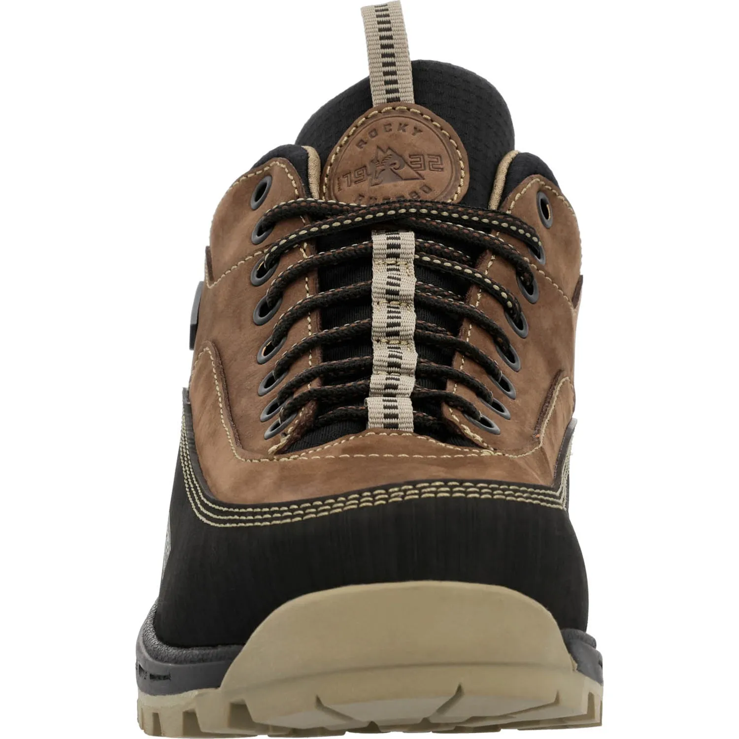 Rocky Mens Brown/Black Leather MTN Stalker Pro WP Hiking Oxford