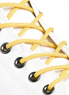 Round Yellow Shoe Boot Laces - 3mm wide