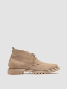 SPECTACULAR 013 - Beige Suede Chukka Boots