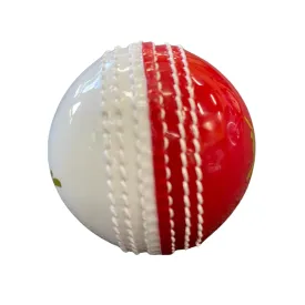 Sturdy Incredi Ball Red White Cricket Ball - Senior