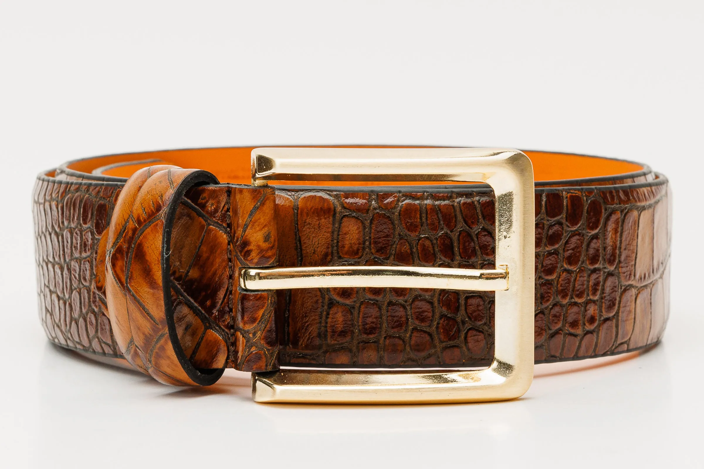 The Monaco Brown Leather Belt