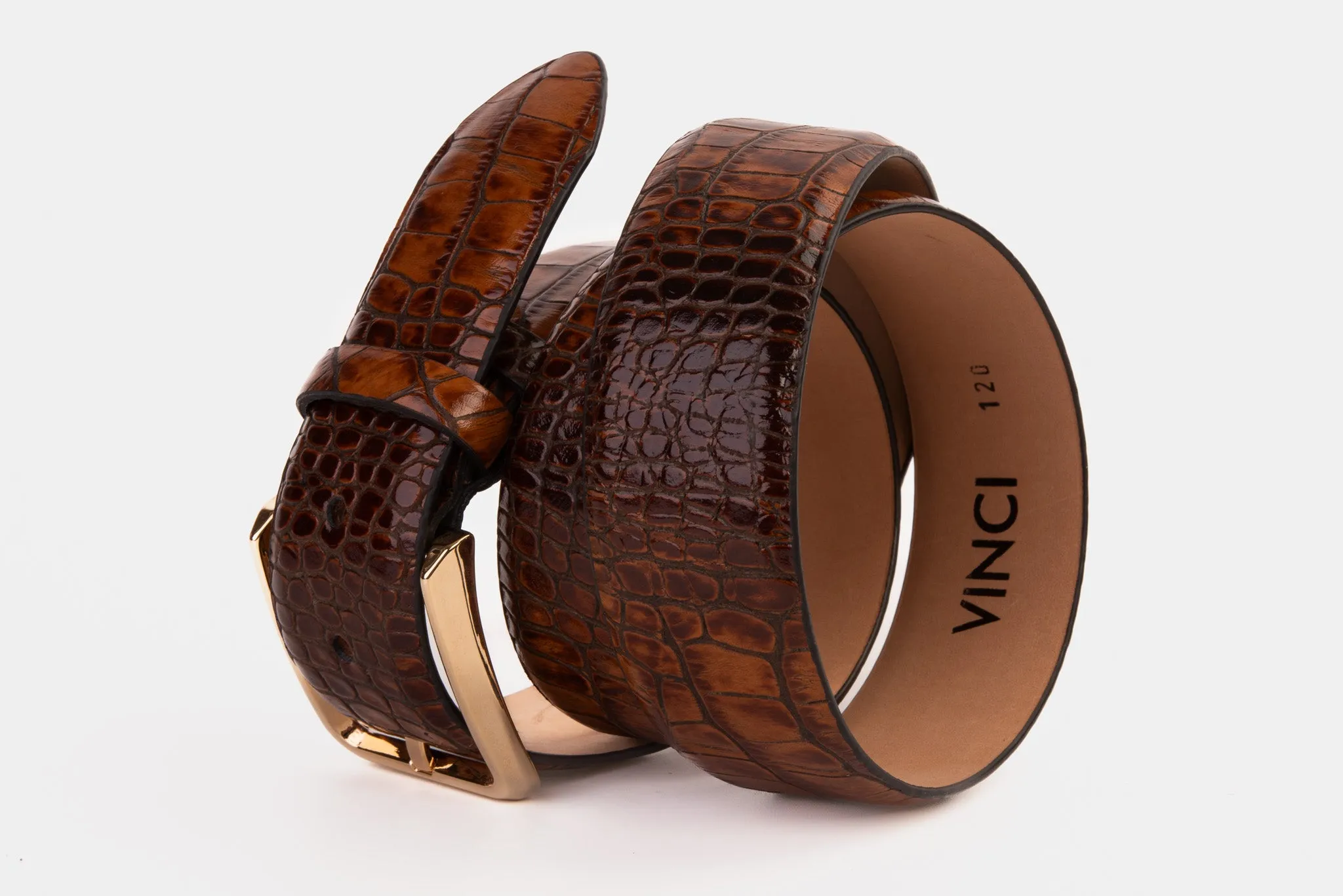 The Monaco Brown Leather Belt