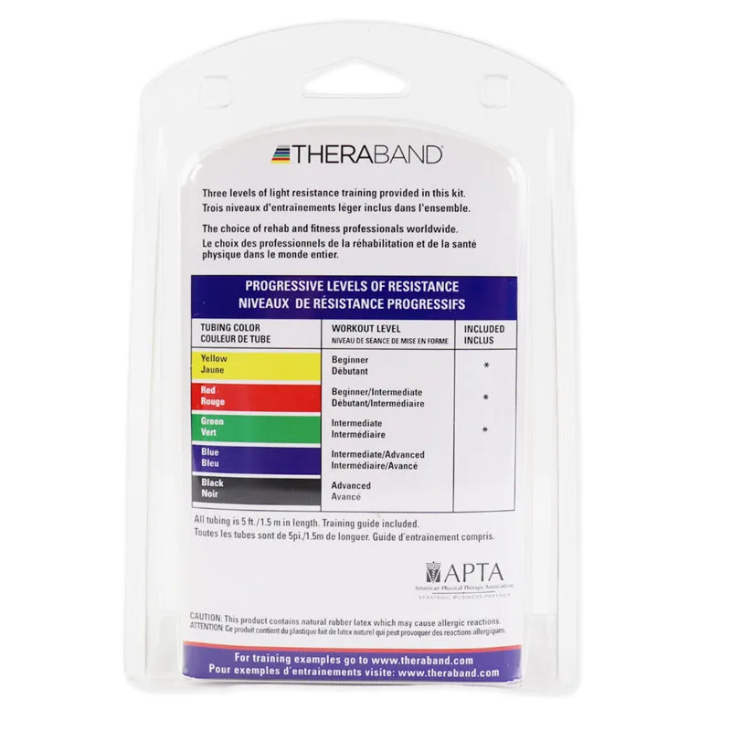 Thera-Band Resistance Tubing Bands Kit (Light)