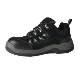 Tuff & Durable® - Low Cut Work Shoes with Steel Toe & Plate | Black