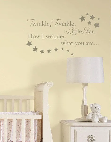 Twinkle, Twinkle - Wall Decal Quotes