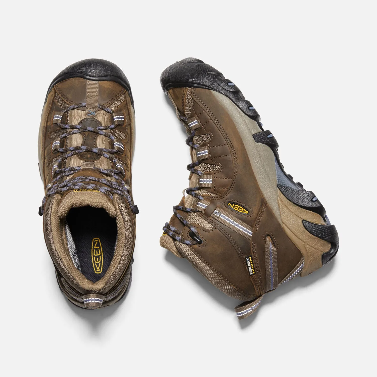 Women's Keen Targhee II Waterproof Mid Color: Slate Black / Flint Stone