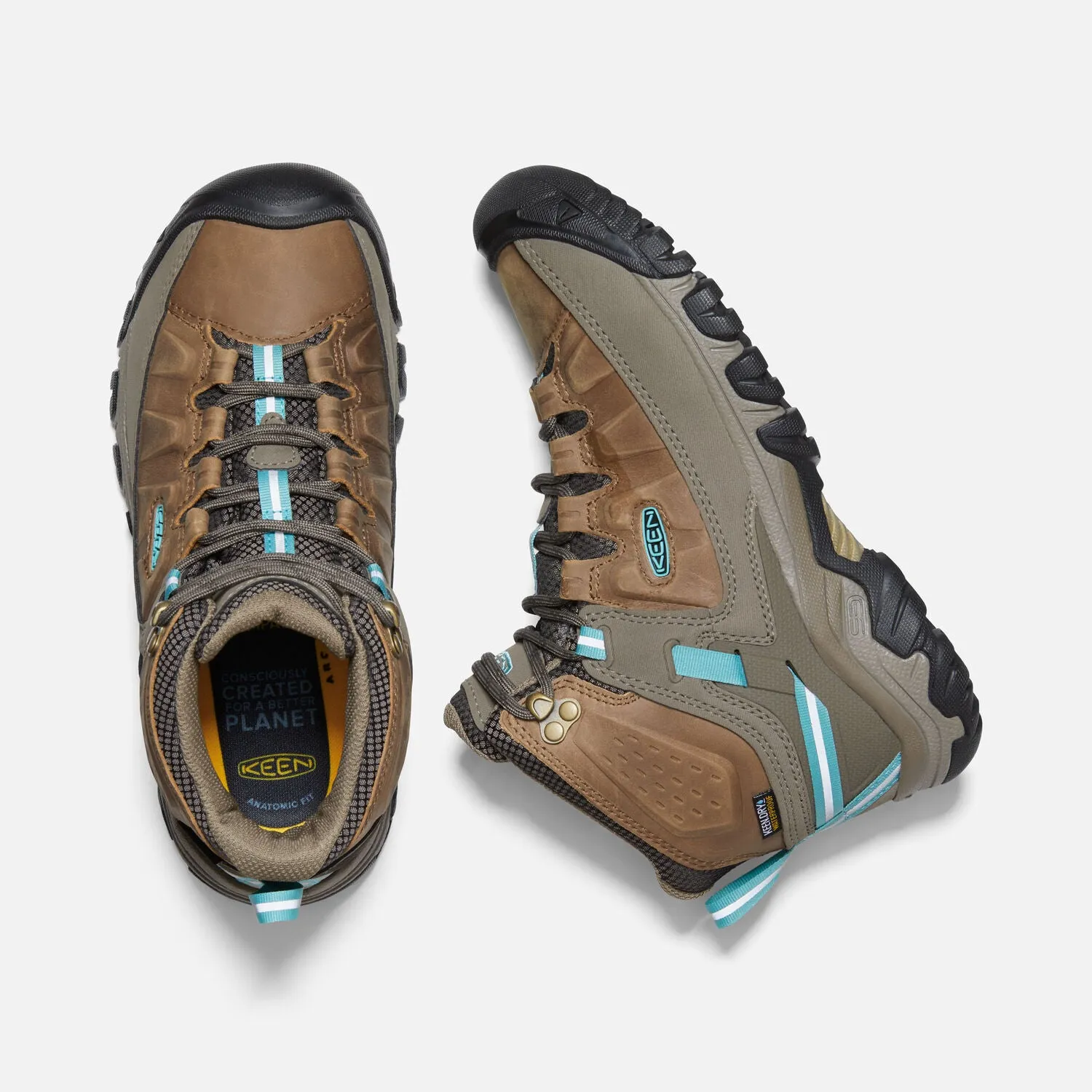 Women's Keen Targhee III  Mid Waterproof Color: Toasted Coconut/Porcelain