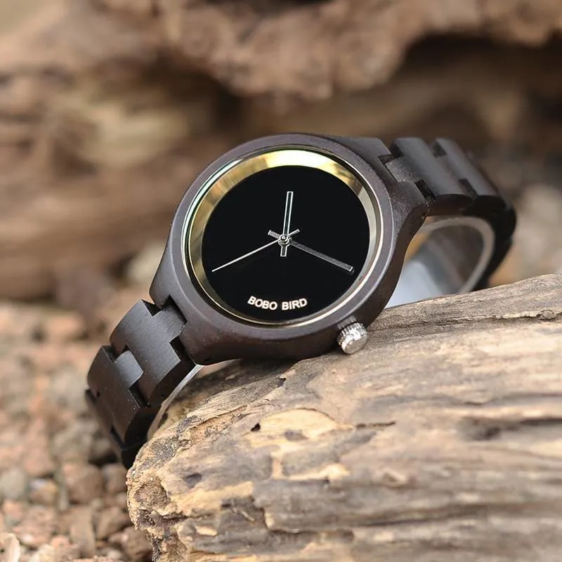 Women's Minimalist Wooden Watch