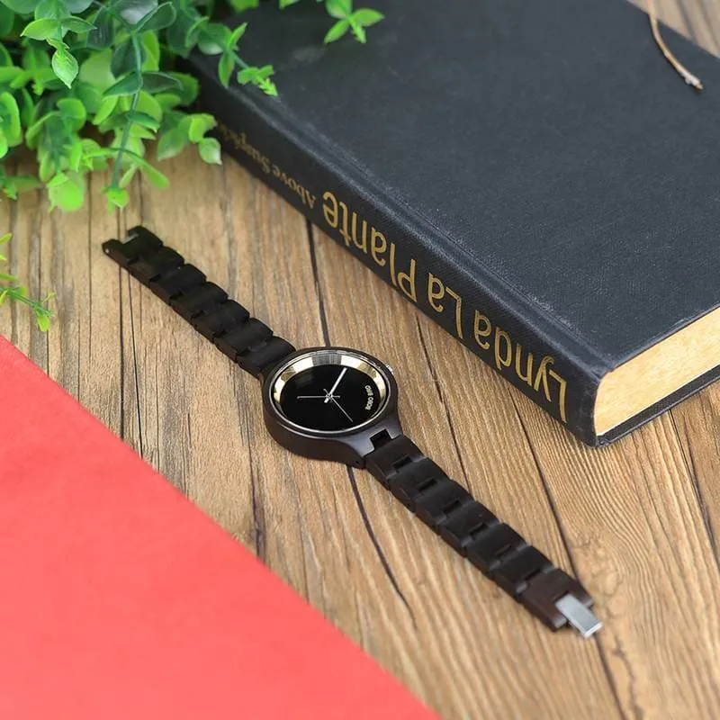 Women's Minimalist Wooden Watch