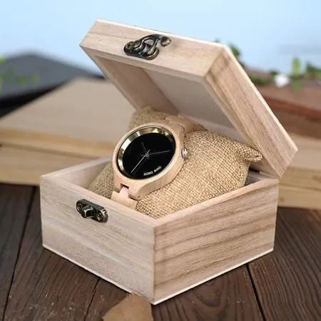 Women's Minimalist Wooden Watch