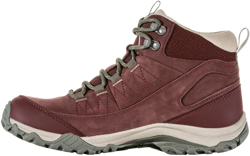 Women's Oboz Ousel Mid Waterproof Color: Port